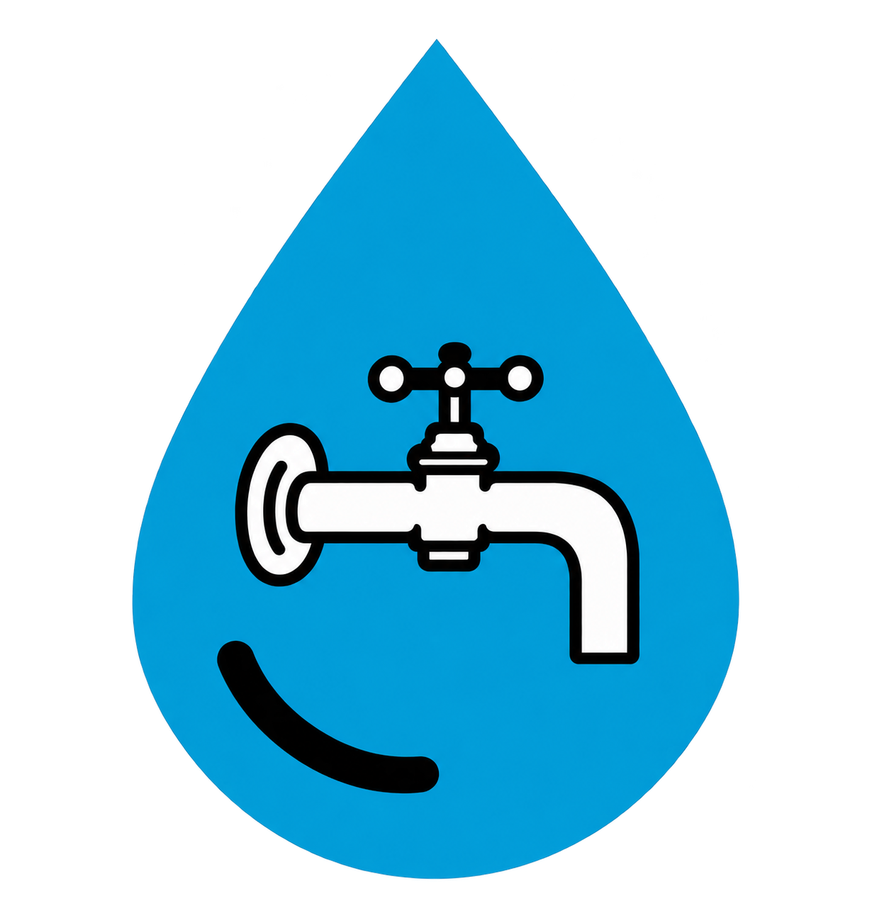 Ledfords Solutions faucet and water drop logo
